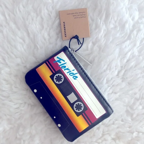 Starbucks Bags Starbucks Cassette Tape Design Coin Card Pouch Poshmark